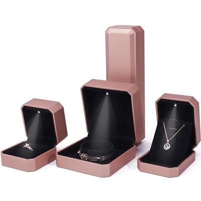 カスタマイズされたLED 高級 宝石 箱 リング ネックレス ブレスレット イヤリング