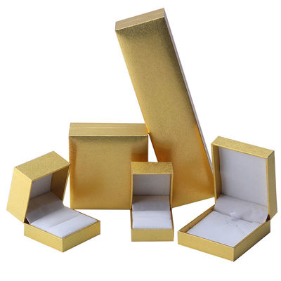 手作りのエコ段ボールフリップイエロー宝石箱 カスタマイズ可能なジュエリーボックス