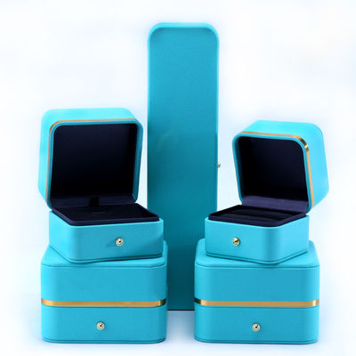 グレード直角 PU 革 宝石 包装箱 ブレスレット ネックレス 時計 リング
