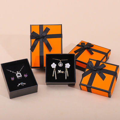 卸売 製造 ハインエンド 宝石 箱 梱包 パーソナライズド オーダーメイド ロゴ 贅沢 ネックレス ブレスレット イヤリング 指輪 宝石 セット 梱包 紙紙 宝石 蝶付き 箱