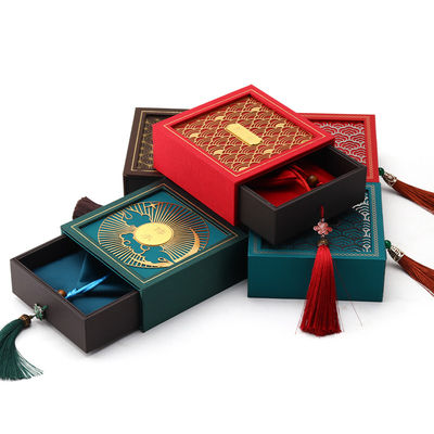 古代中国様式 紙紙 宝石 収納 梱包 箱 贅沢