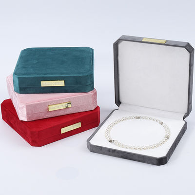 購入 柔らかいタッチ 多色ベールベット真珠ネックレス 収納箱 金色のスキャッチオン online manufacture