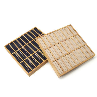 購入 3x9 コンパクト 固木 宝石 リング 貯蔵 展示 トレイ プレート 豪華 展示 online manufacture