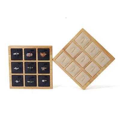 購入 3×3 多細胞 固木 宝石 展示 トレイ 耳輪 スタッド 展示 online manufacture
