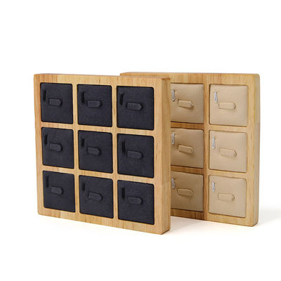 3×3 多細胞 固木 宝石 展示 トレイ 耳輪 スタッド 展示