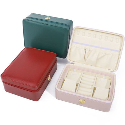 購入 リング・プル・オーナメント PU レザー 旅行 宝石 オーガナイザー 多細胞 ザイプボックス online manufacture