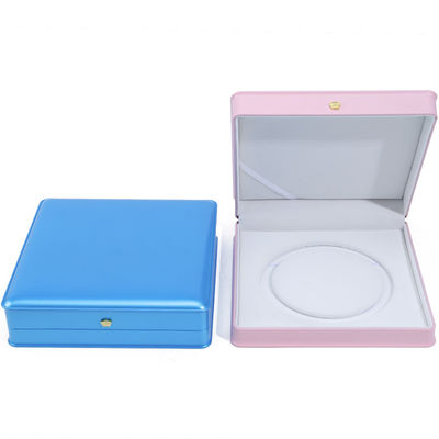 柔らかい触覚 マカロン カラー プラスチック パール ネックレス 収納ボックス 宝石 梱包