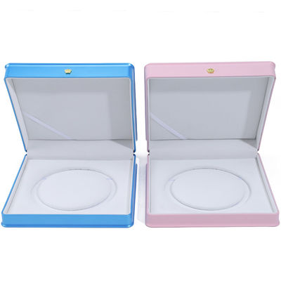 柔らかい触覚 マカロン カラー プラスチック パール ネックレス 収納ボックス 宝石 梱包