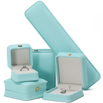 購入 丸い角弧形 PU革 豪華宝石箱セット online manufacture