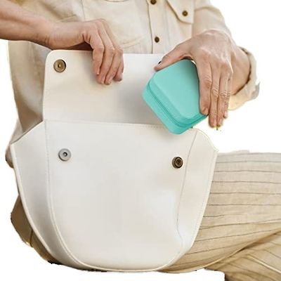 複数のコンパートメント PU レザー 旅行 宝石 オーガナイザー ボックス ジッパー バッグ