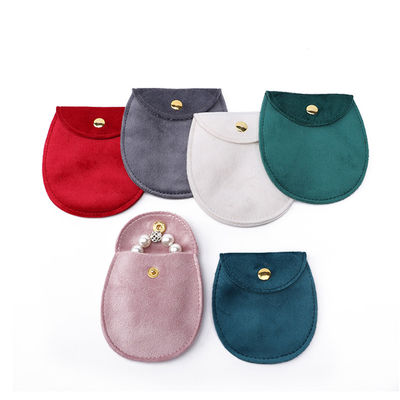 購入 スリーク 卵 形 柔らかい ベルベット 宝石 バッグ 付き添い シーク 宝石 ポケット online manufacture