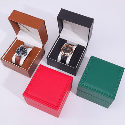 購入 高級品 PU レザー 時計 収納箱 豪華品の包装用 木製内装 online manufacture