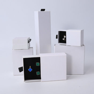 卸売製造 エコフレンドリー 高品質 ギフト 宝石箱 パーソナライズ オーダーメイド リング ネックレス イヤリング ブレスレット 包装 白紙紙 引き出し 宝石箱 ロゴ付き