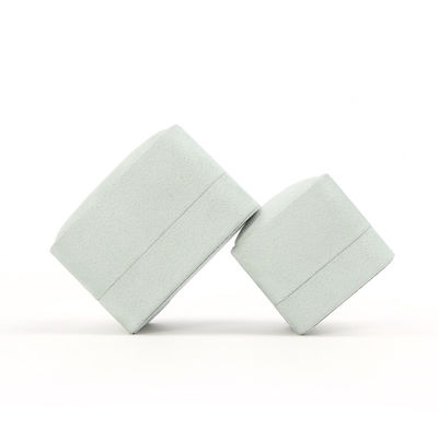 スクエア 淡緑色 ベルヴェット 宝石リング 箱 パーソナライズ 宝石 箱 梱包