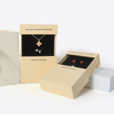 中国製造 卸売 高品質 ネックレス イヤリング ブレスレット リング ボックス 宝石 梱包 パーソナライズ オーダーメイド エコ フレンドリー カードボード 紙 ドラワー 宝石 ボックス ロゴ付き
