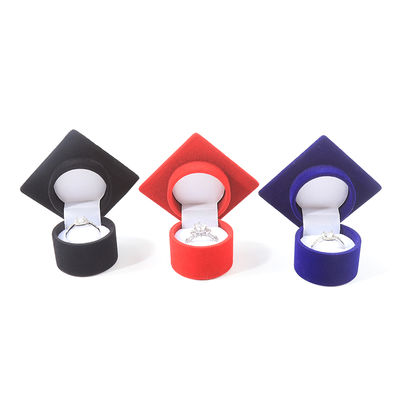 パーソナライズド ハイン 品質 フリップ モルターボード ベルベット 宝石箱 祝日プレゼント